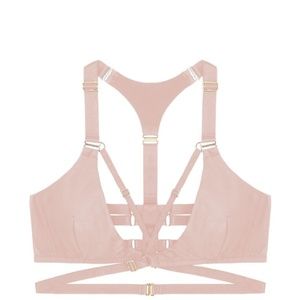 Bordelle Allegra Soft Wrap Bra with 24k gold